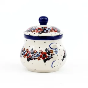 Cukiernica ceramiczna z uchwytami 035 h-9,5cm <br> 2067X Retro